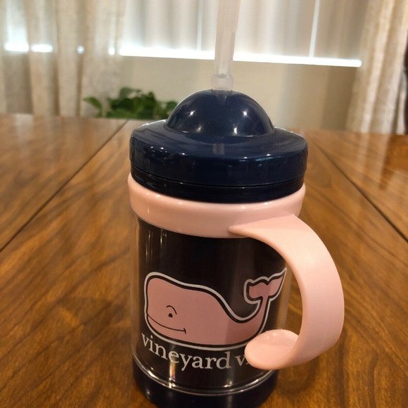 Vineyard Vines for Target 9oz Sippy Cup Pink Whale - Picture 4 of 5